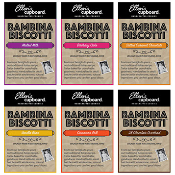 Bambina Biscotti - 6 Flavors